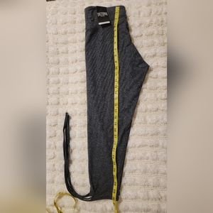 VICTORIA SECRET SPORT NWT MARLED MEDIUM ANKLE LENGTH LEGGING WITH TIE DETAIL